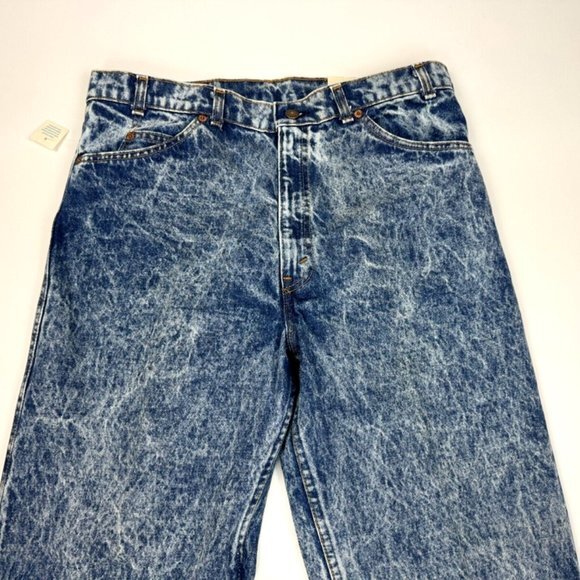 Levis 350 Orange Tag Vintage Denim Jeans Mens 36 32 NWT Tapered Y2K 90s 80s RARE - Picture 7 of 14
